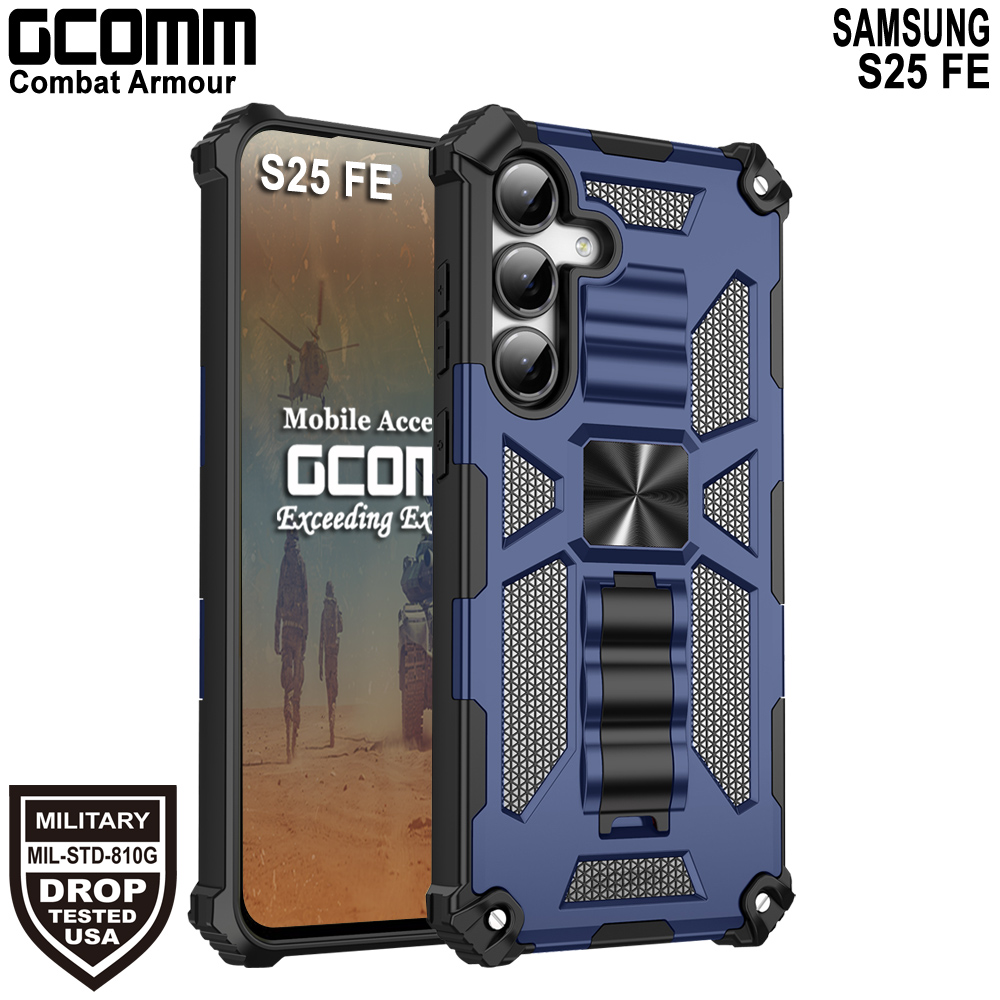 GCOMM Combat Armour 軍規戰鬥盔甲保護殼 三星 S25 FE 藏青戰甲, , large