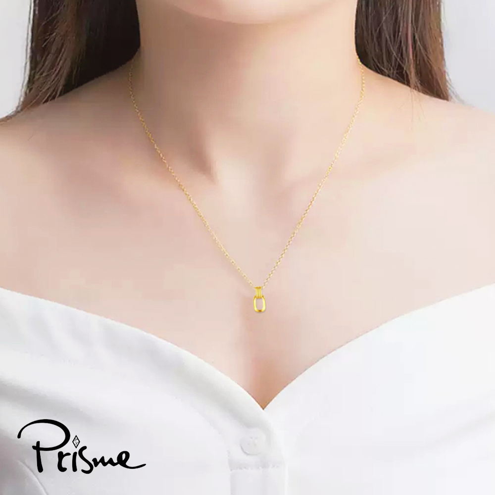 【Prisme Gold】黃金項鍊 招財福袋 鍊墜項鍊 (金重：約0.02錢&plusmn;0.01), , large