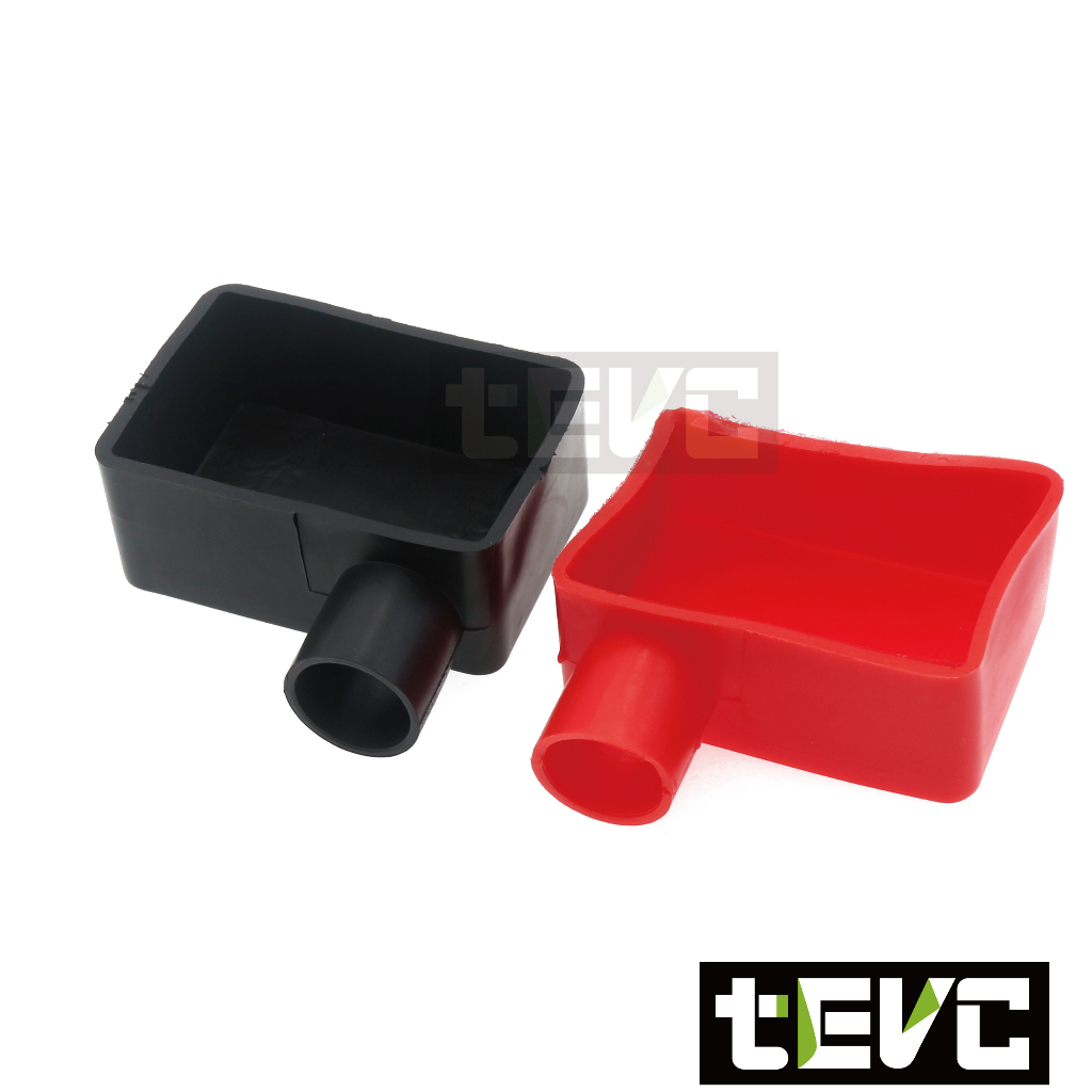 《tevc》BK007 電瓶保護 絕緣保護套 橡膠套 防塵蓋-紅色, , large