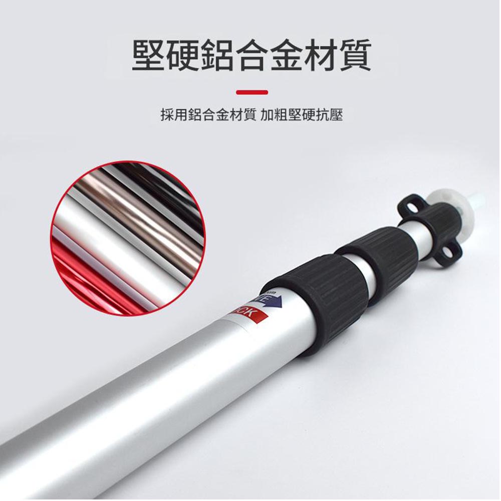 Canopy support poles 33mm 280cm 3m - Silver set (2 poles + bag), , large