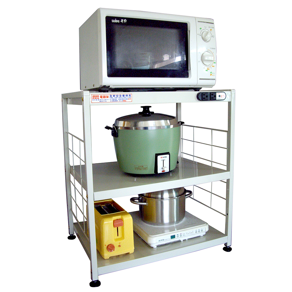 愛樂美3孔3層電器架A-101-4, , large