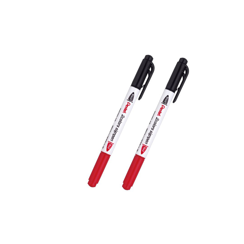 Pentel 2色簽字筆-2入WSW380-ABT, , large