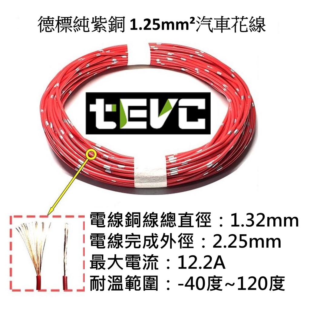 《tevc》1.25 mm&sup2; 德規 歐規 汽車花線 耐溫 車用 電線 AVSS 16AWG 花線 配線 機車 W002, 白/橙1公尺(買5公尺以上才出貨), large