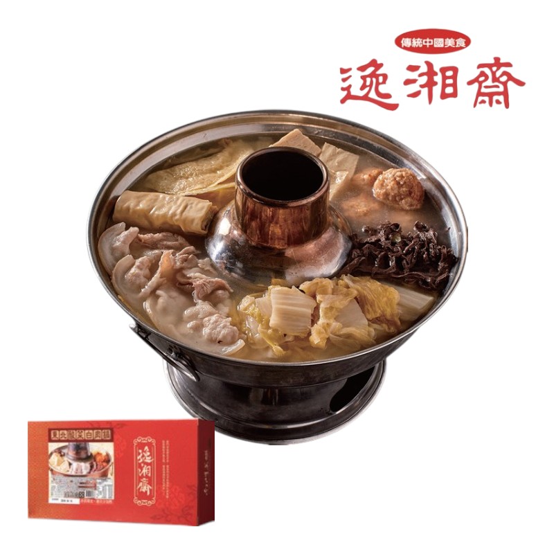 逸湘齋 東北酸菜白肉鍋1500g-得福, , large