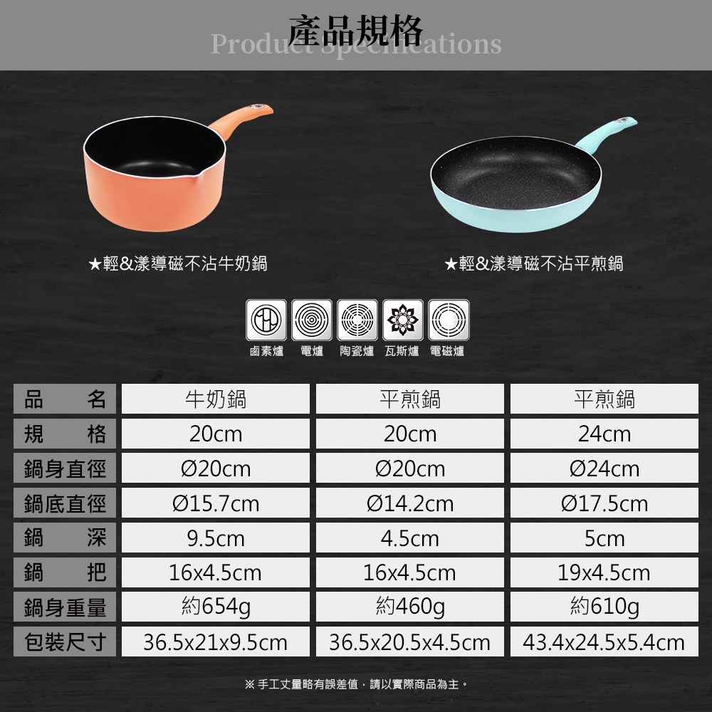 Miyaco 米雅可 輕漾導磁不沾平煎鍋大理石平底鍋IH無蓋 30cm（不可超商）-Leidea樂德兒, , large