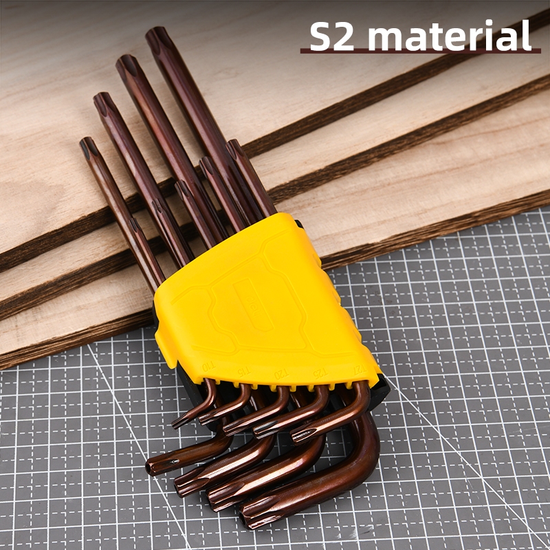 【得力工具 deli tools】星型扳手 L型扳手 9件組 升級款 Semi-Pro系列, , large