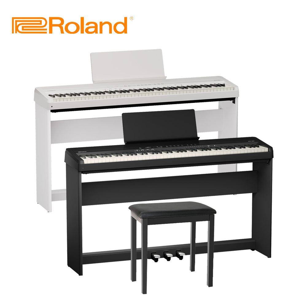 Roland FP-40 88鍵 數位電鋼琴 白色/黑色款 全套組【敦煌樂器】, , large