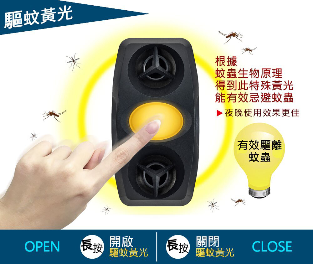 GS MALL 台灣製造 超音波黃光驅蚊驅鼠器 驅蟲 驅蚊 驅鼠 超音波驅鼠 黃光驅蚊 黃光驅鼠 除蟲 超音波驅蚊, , large
