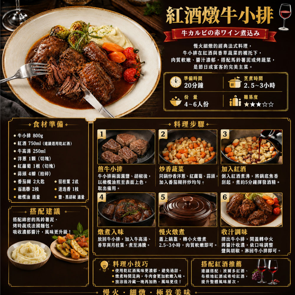 豪鮮牛肉 美國安格斯雪花無骨牛小排6片(200g&plusmn;10%/片), , large