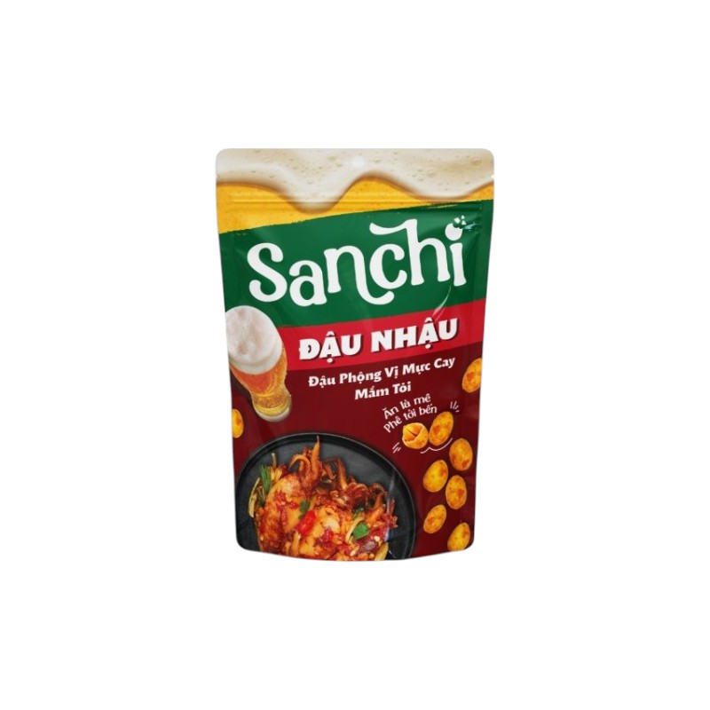 Sanchi辣魷魚風味花生, , large