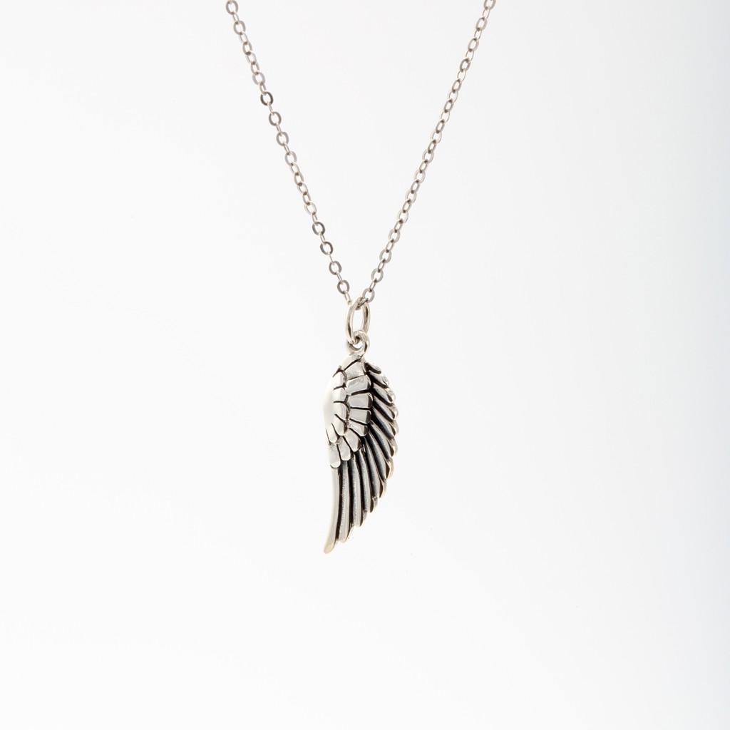 【Angel & Me】Angel Wing s925 sterling silver necklace Valentine Day gift, , large