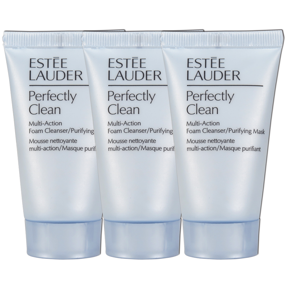Estee Lauder 雅詩蘭黛 細緻煥采雙效淨化潔面乳30mlx3 (公司貨), , large