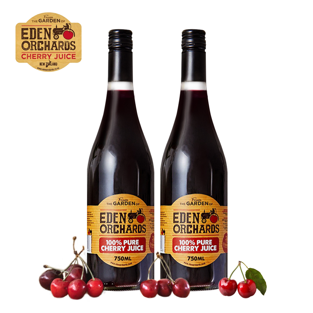 紐西蘭 Eden Orchards伊甸莊園 100%甜櫻桃原汁750mlx2入組, , large