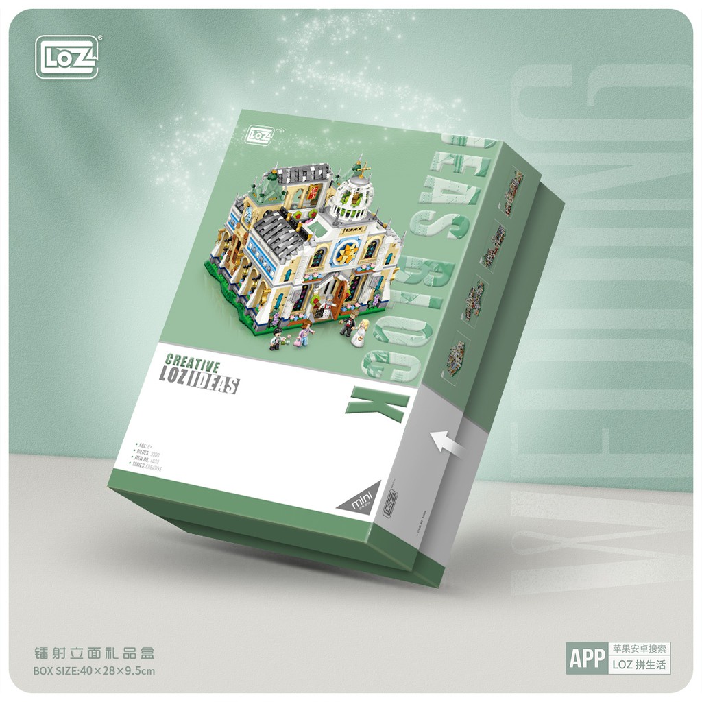 LOZ微型積木婚禮教堂, , large