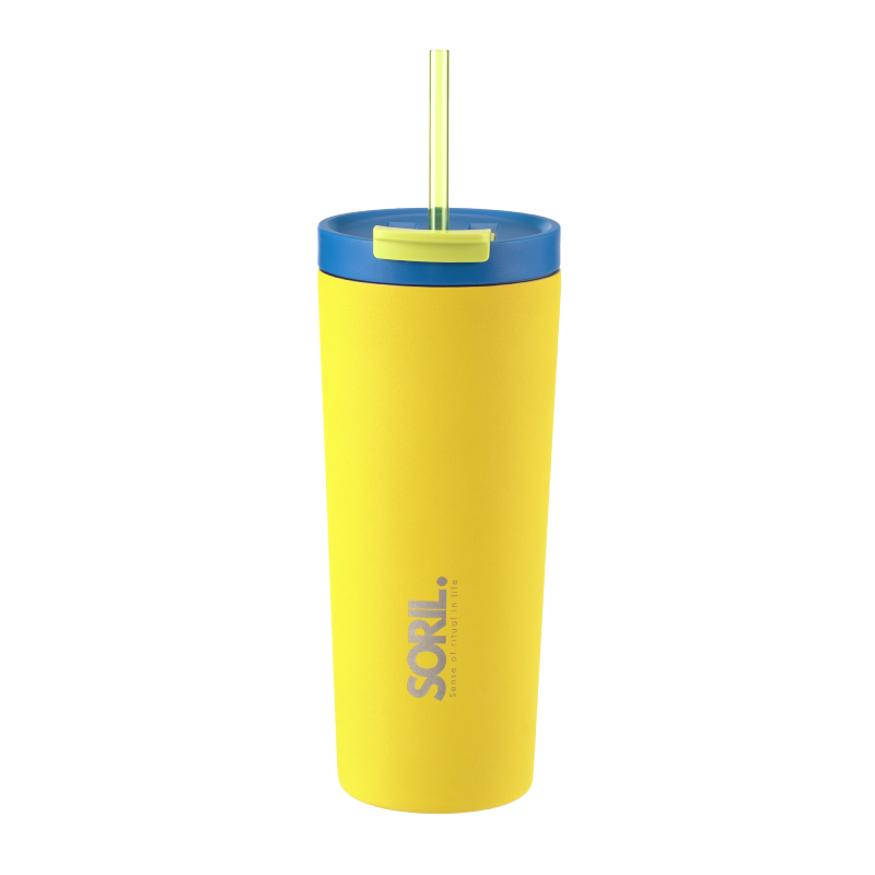 SORIL防漏密封隨行杯710ml, 黃, large