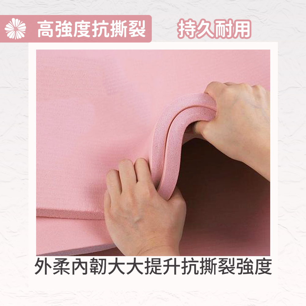 【Chung Ou】20mm Thick NBR Yoga Mat, 20mm thick * 90cm wide/blue (includes 2-piece set), , large