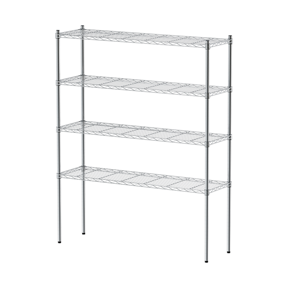 【Y HOUSE】120x35x150cm Lightweight Four-layer Iron Rack Iron Rack Shelf-Electroplating, , large
