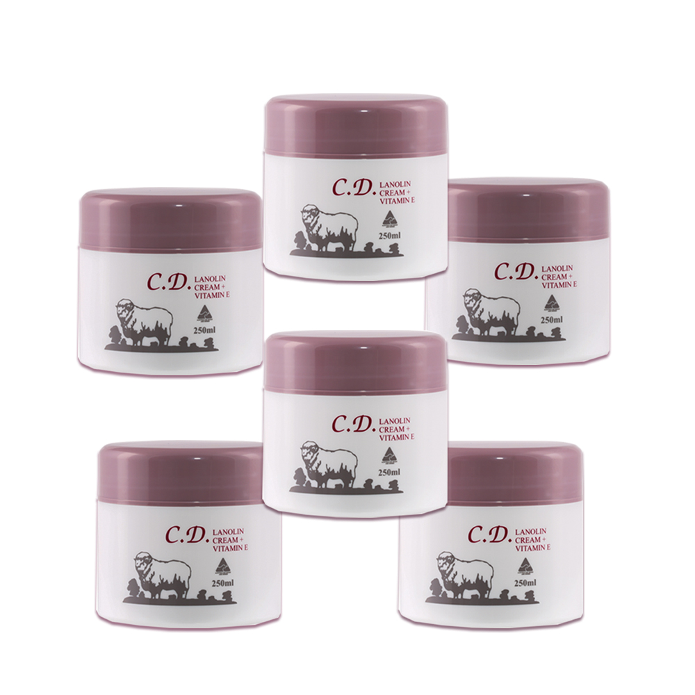 澳洲 Natures Care C.D. 綿羊霜含維他命E-2026年10月到期(6入組 250g/罐), , large