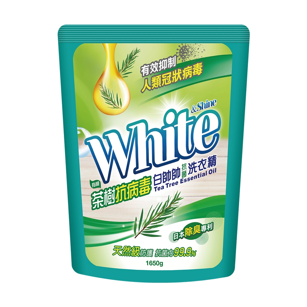 白帥帥茶樹抗病毒抗菌洗衣精補充包, , large