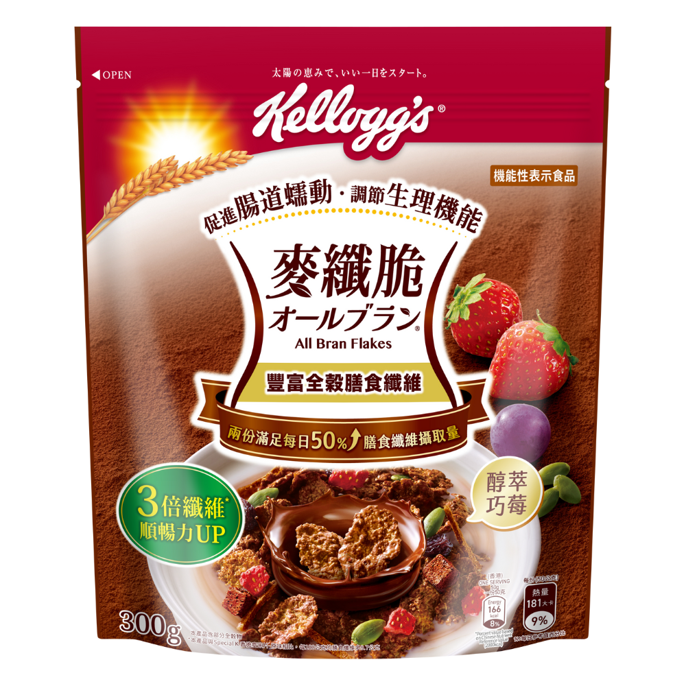 All Bran Flakes Chocolate 300g, , large