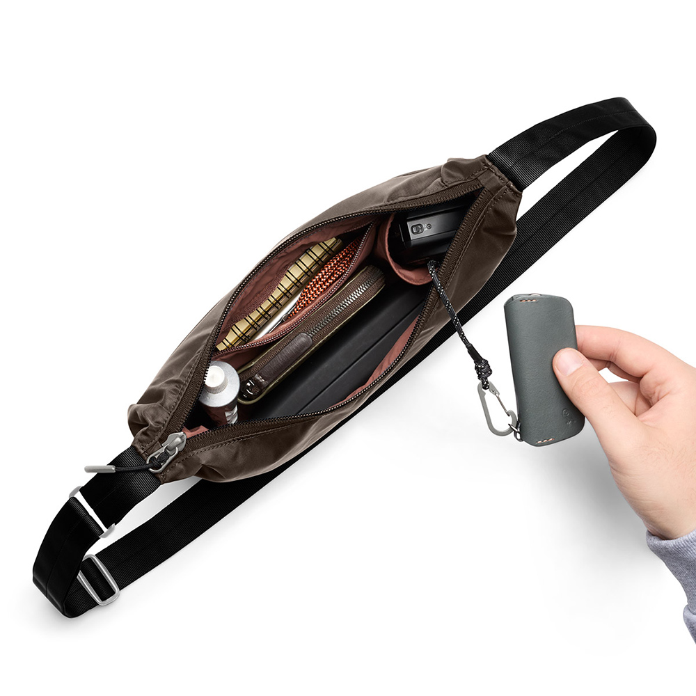 Bellroy Laneway Crescent Bag 2.5L 小型月亮包 側背包 斜背包 男包 女包 (自然岩灰）BOAA-RVR-238, , large