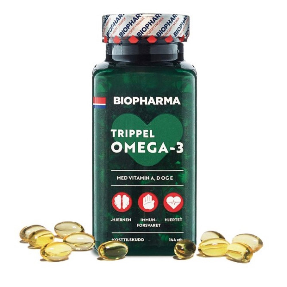 挪威北極熊三倍濃縮 Omega-3 魚油膠囊三瓶, , large