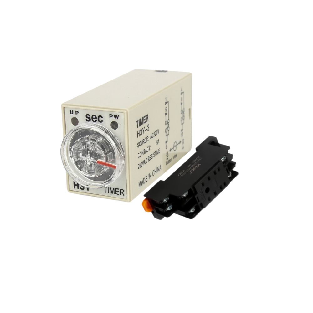 時間繼電器8腳2開2閉－AC220V【0-30分】, , large