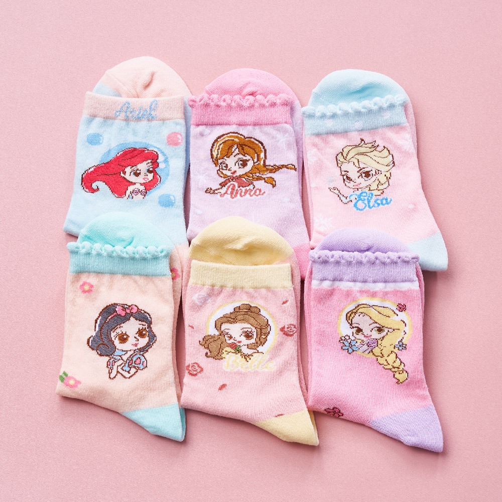 (多款)Disney 迪士尼公主童襪【旺達棉品】PR-709~712 , , large