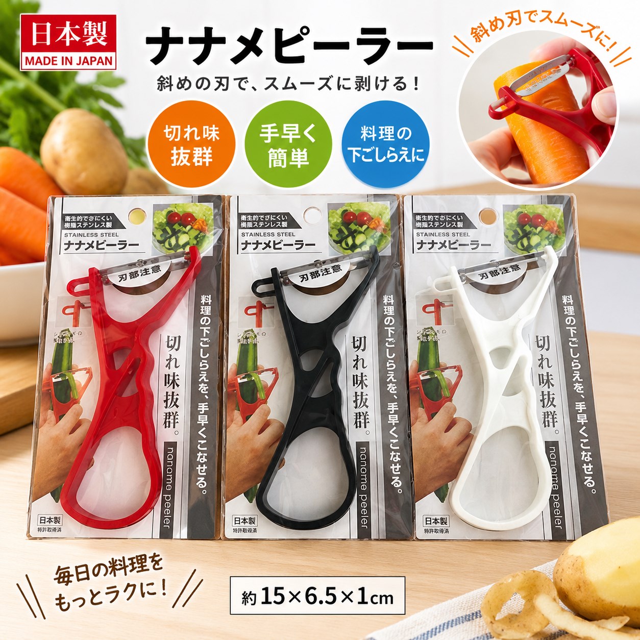 【HIYASU日安工坊】日式削皮器, , large