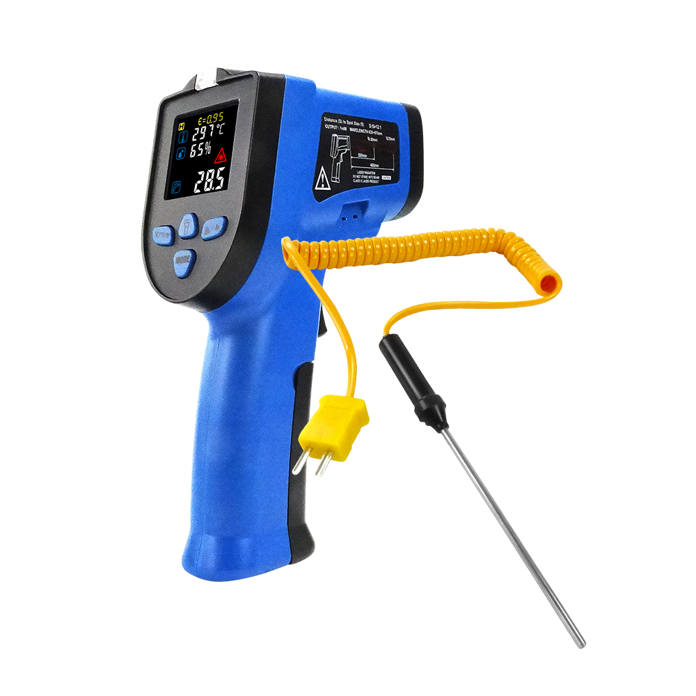 工業級測溫槍+電熱偶 -50~550度雙雷射頭 618-TG550S, , large