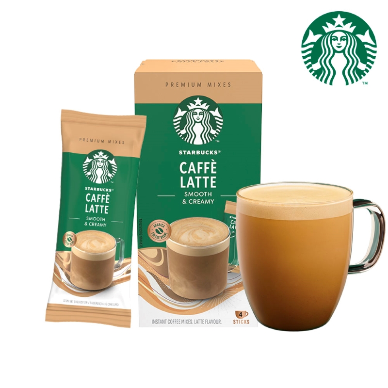 SBUX Prm Mix Caffe Latte 18gx4, , large
