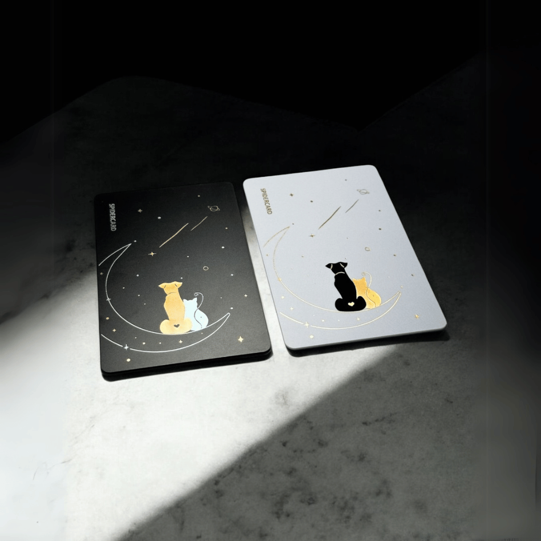 [SpiderCard]數位NFC電子名片 - 汪星 X 喵語雙卡組, , large