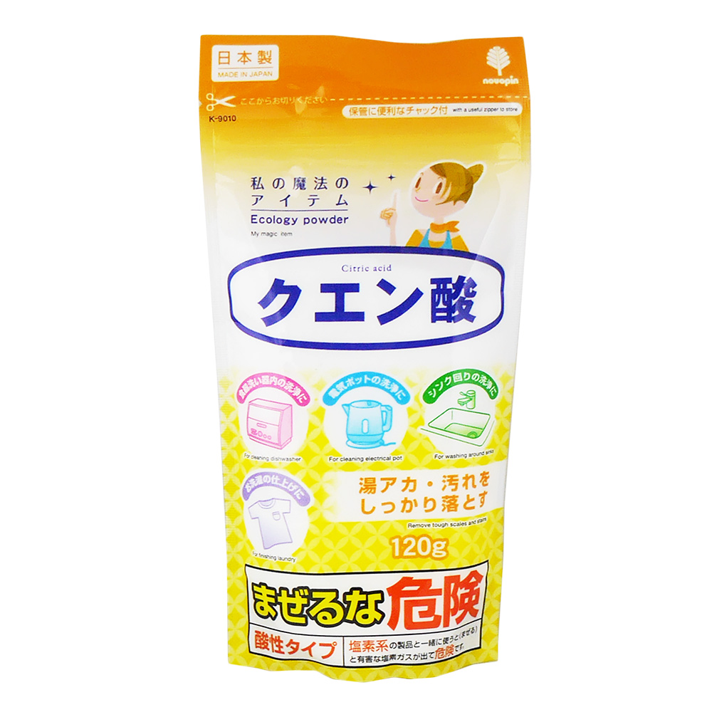 【一品川流】日本製食器檸檬酸去污粉-120gX12包組, , large