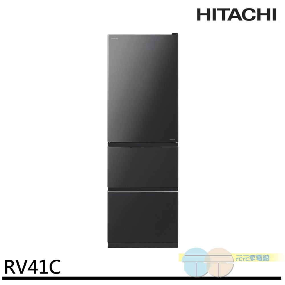 HITACHI 日立 394公升 變頻三門冰箱 RV41C-CMX星燦金, , large