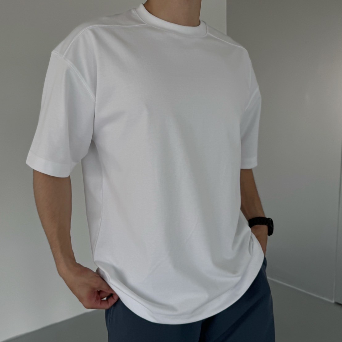 專利棉&trade;- 線性Tshirt, , large