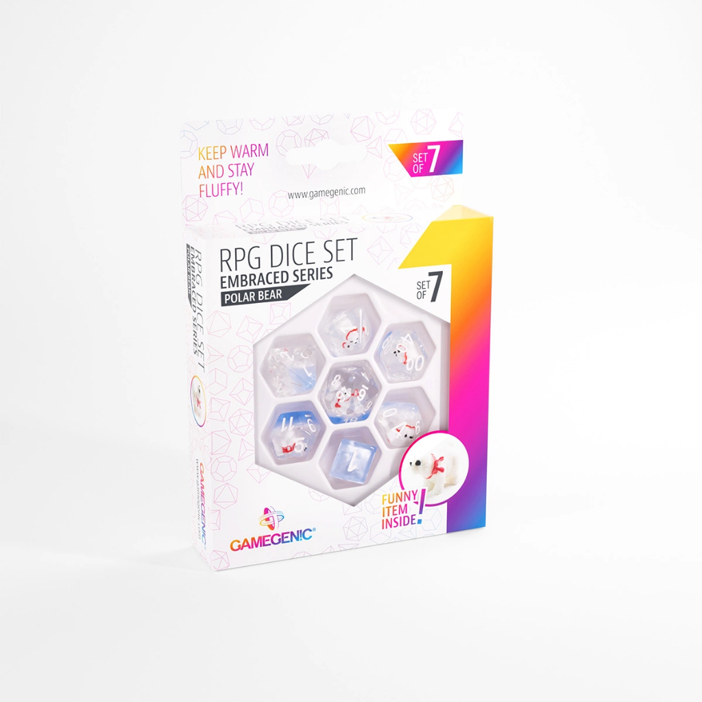【Asmodee】琥珀系列 RPG骰子7入組Gamegenic EMBRACED SERIES - RPG DICE, , large