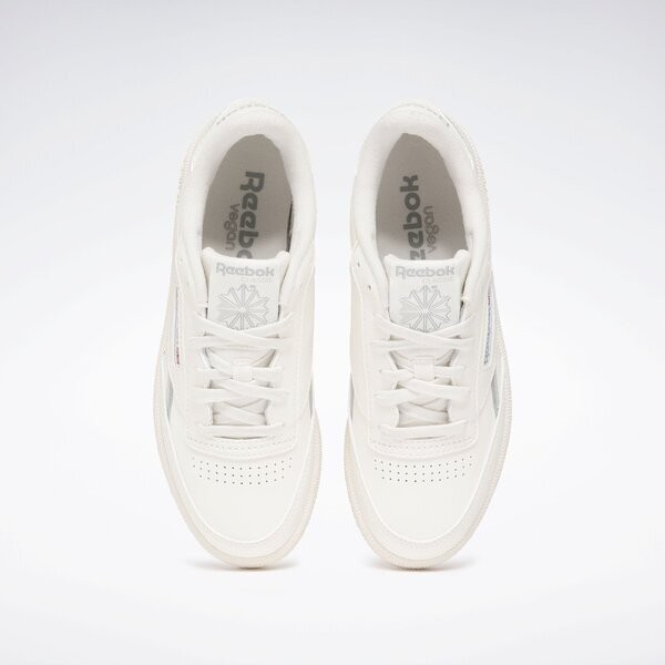 Kixpress-Reebok Club C 85 Vegan 男女 休閒鞋 運動 經典 復古 簡約 皮革 白 [100033093], , large