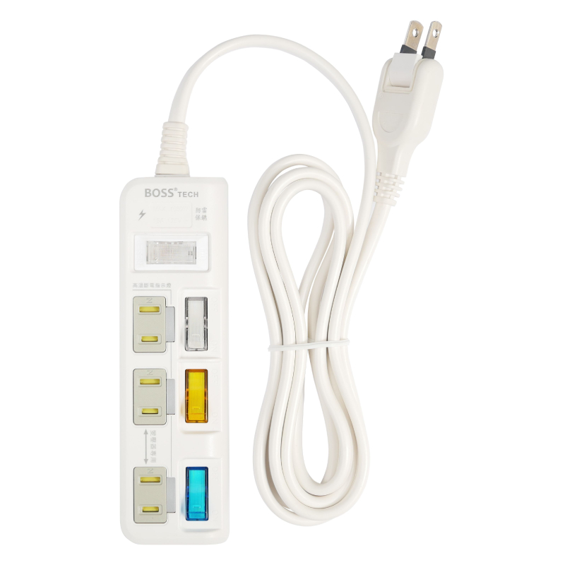 4open 3 plug 2P extension cable, , large