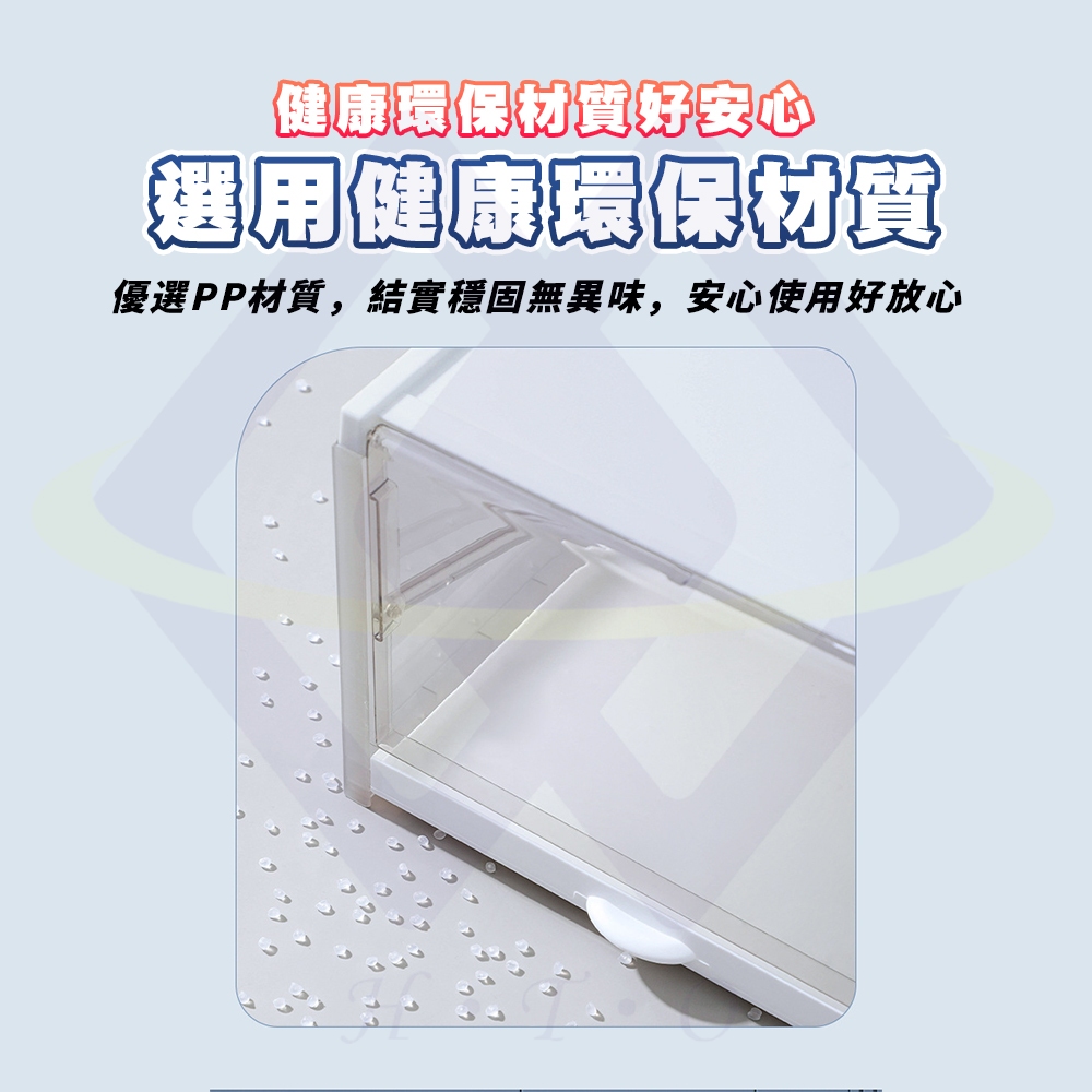 Pull-Out Transparent Shoe Box &ndash; Transparent Gray / 1 Pc, , large