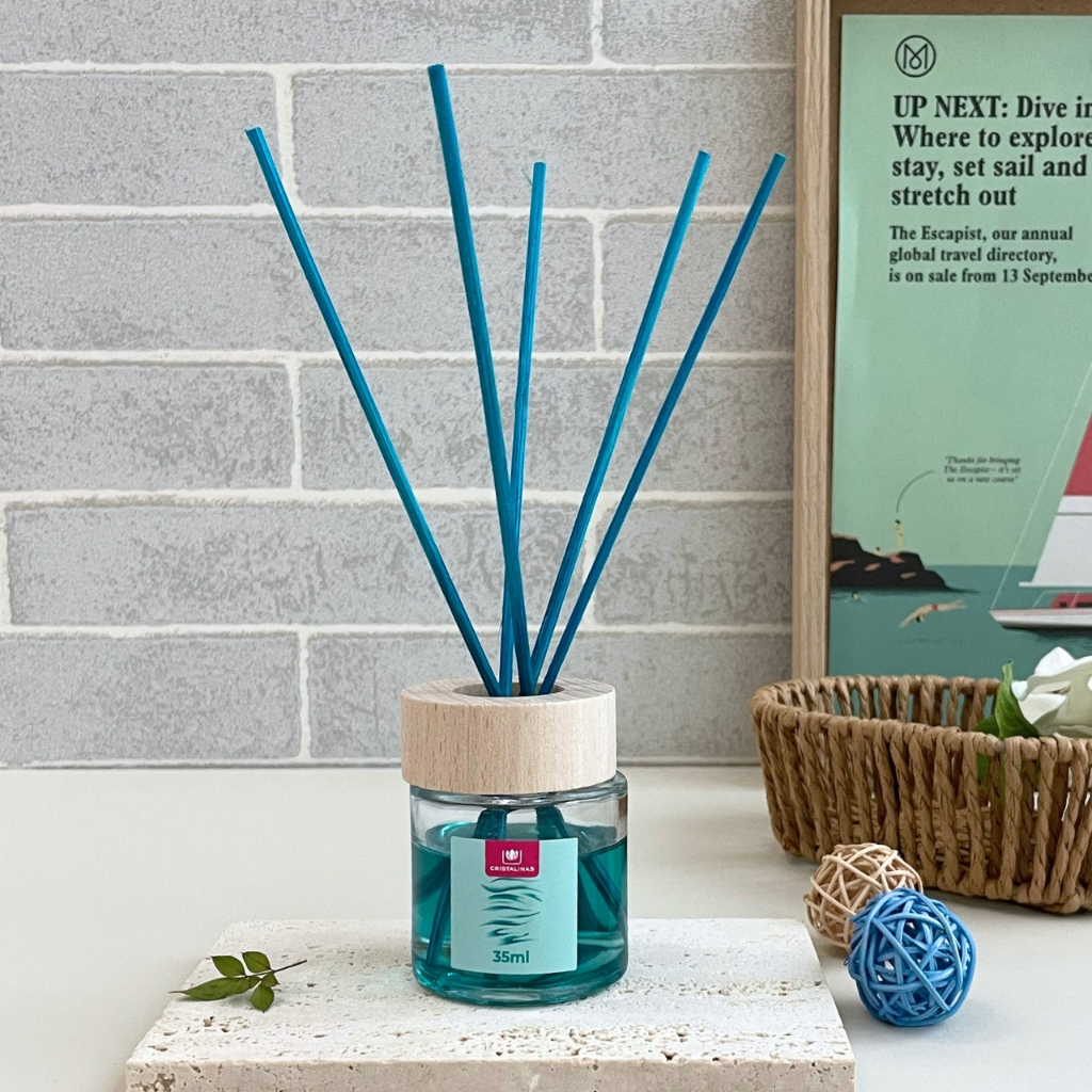 CRISTALINAS REED DIFFUSER 8 WEEKS 35ML _OCEAN BREEZE, , large
