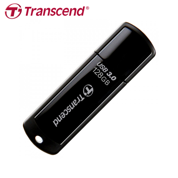 【Transcend】創見 JetFlash 700 USB3.1 128GB 黑色 高速隨身碟 保固公司貨, , large
