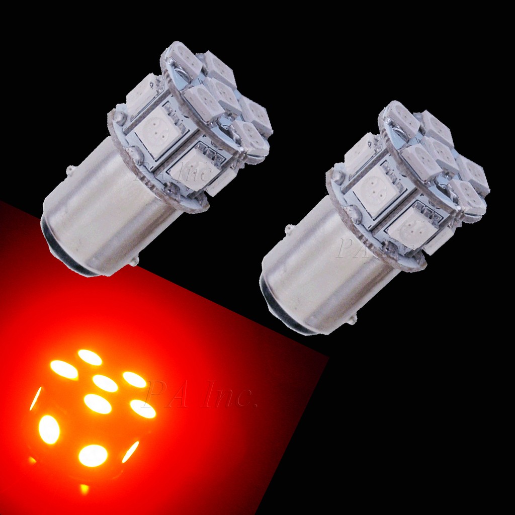 【PA LED】迷你型 1157 雙芯 13晶 39晶體 SMD LED 煞車燈 尾燈 方向燈 七色可選, , large
