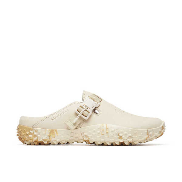 Kixpress-Merrell Wrapt Slide Nubuck 女 運動休閒鞋 舒適 磨砂皮鞋 白楊木色 [ML008320], , large