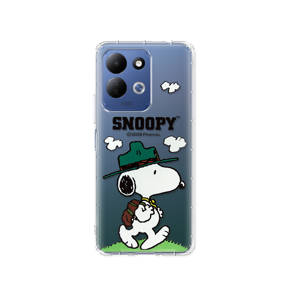 史努比/SNOOPY 正版授權 紅米Redmi 17 5G/4G 漸層彩繪空壓手機殼, , large