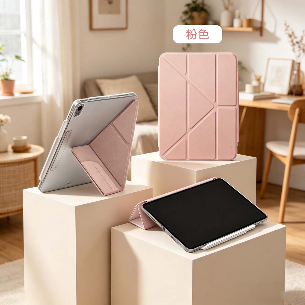 【山水之寶】UNIQ iPadAir 11吋M2/M3/M4、iPadAir 4/5 10.9吋CamdenClick磁吸帶筆槽極簡透明保護套, , large