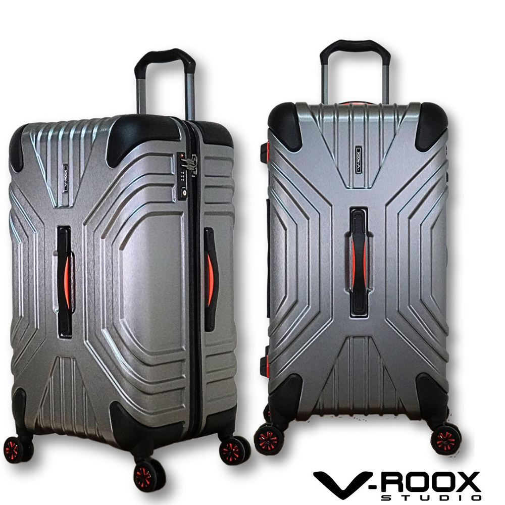 【PANTHEON PLAZA】展示品限量出清 V-ROOX SHIELD 20吋 神盾硬殼雙層防爆拉鍊胖胖箱 硬殼拉鍊箱 SHIE-59239 天峰藍, , large