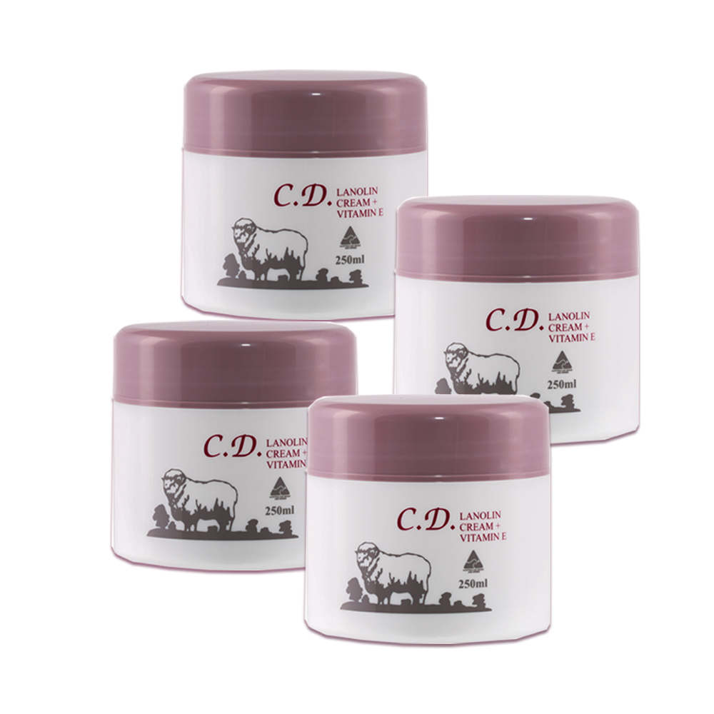 澳洲 Natures Care C.D. 綿羊霜含維他命E-2026年10月到期(4入組 250g/罐), , large