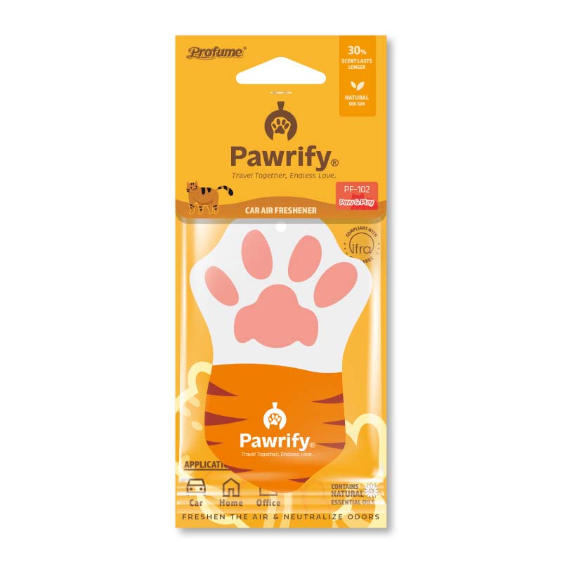 PAWRIFY HANGING CAR AIR FRESHENR, , large