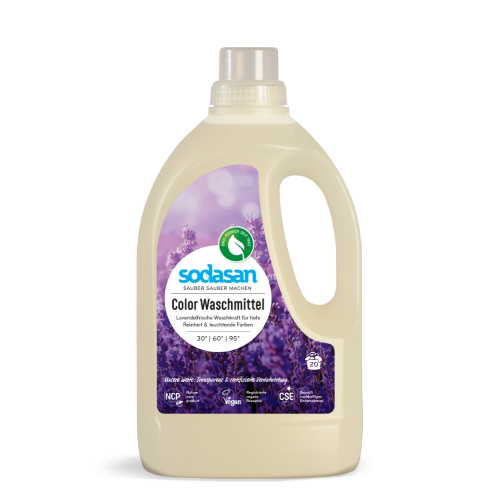 〔本野有限公司〕【德國原廠】Sodasan<蘇達桑>亮彩薰衣草洗衣精1.5L -2入, , large