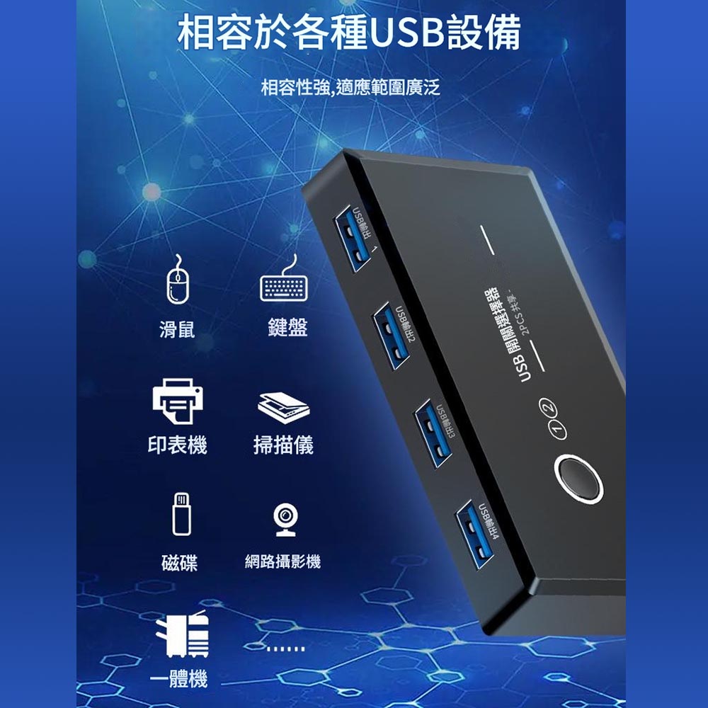 USB3.0/打印機共享器, , large